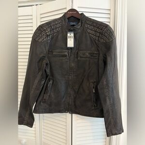 Polo by Ralph Lauren Men’s Black Leather Jacket